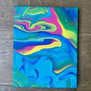 “Better Times” Acrylic pour
